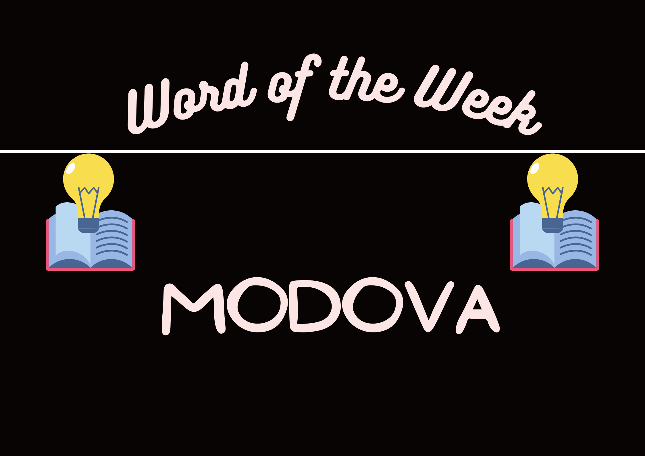 Modova - Pitori Word of the Week